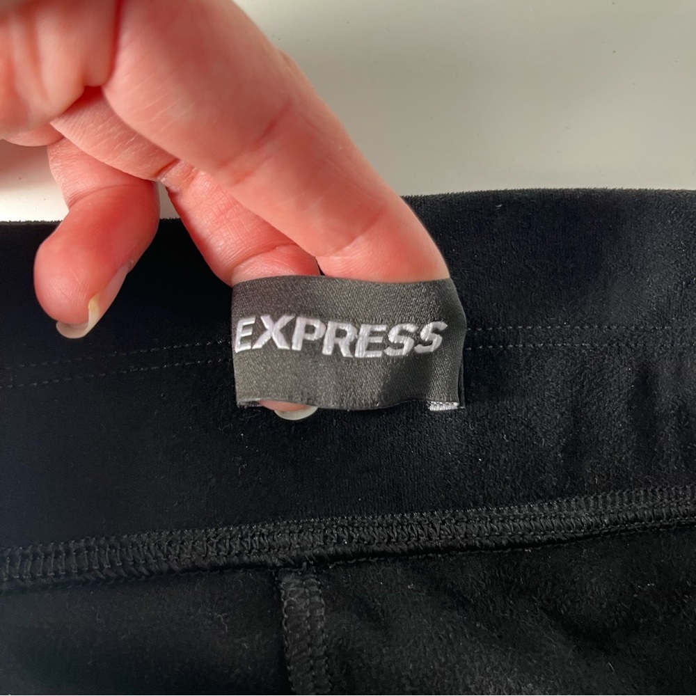 Express Leggings Super High Rise Stretch Black Size Small Great Condition Used - Picture 9 of 10
